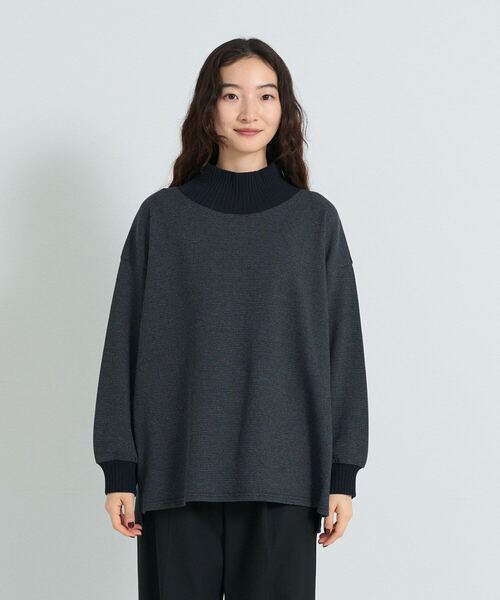 conges payes ADIEU TRISTESSE（コンジェ ペイエ アデュートリステス）の「リブタートルプルオーバー（Tシャツ/カットソー・レディース・ベージュ/グレー/カーキ・FREE）」の16枚目の写真