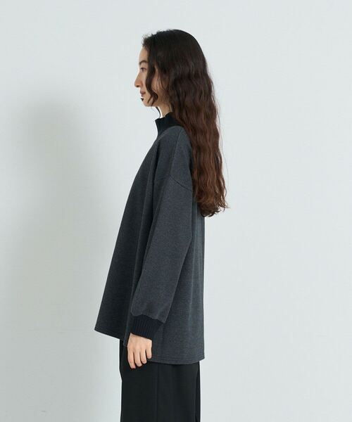 conges payes ADIEU TRISTESSE（コンジェ ペイエ アデュートリステス）の「リブタートルプルオーバー（Tシャツ/カットソー・レディース・ベージュ/グレー/カーキ・FREE）」の17枚目の写真