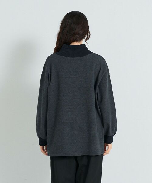 conges payes ADIEU TRISTESSE（コンジェ ペイエ アデュートリステス）の「リブタートルプルオーバー（Tシャツ/カットソー・レディース・ベージュ/グレー/カーキ・FREE）」の18枚目の写真