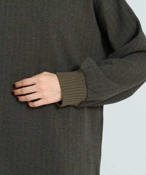 conges payes ADIEU TRISTESSE（コンジェ ペイエ アデュートリステス）の「リブタートルプルオーバー（Tシャツ/カットソー・レディース・ベージュ/グレー/カーキ・FREE）」の5枚目の写真