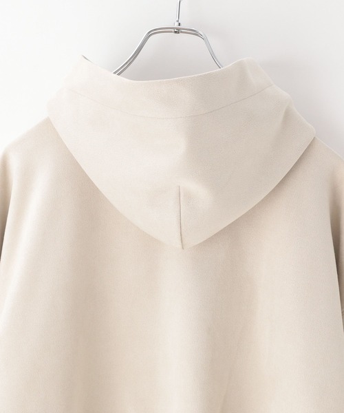 BAYFLOW（ベイフロー）の「フェイクスウェードフーディー（パーカー・レディース・モカ/ブルー/アイボリー・FREE）」の17枚目の写真