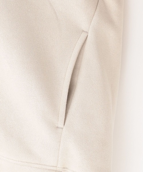 BAYFLOW（ベイフロー）の「フェイクスウェードフーディー（パーカー・レディース・モカ/ブルー/アイボリー・FREE）」の19枚目の写真