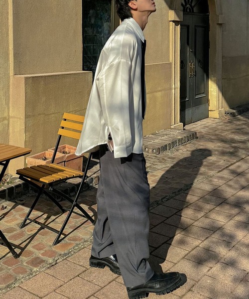 ASCLO(エジュクロ)の「ASCLO/タックスラックス(スラックス・メンズ・チャコール/ブラック・FREE)」の9枚目の写真