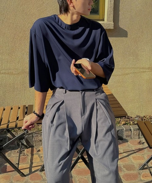 ASCLO(エジュクロ)の「ASCLO/タックスラックス(スラックス・メンズ・チャコール/ブラック・FREE)」の14枚目の写真