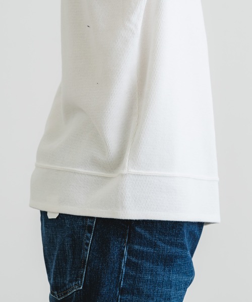 quadro（クオドロ）の「サーマルクルーネックプルオーバー（Tシャツ/カットソー・メンズ・ダークネイビー/キナリ/オリーブ/グレー・LARGE/MEDIUM）」の13枚目の写真