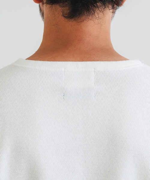 quadro（クオドロ）の「サーマルクルーネックプルオーバー（Tシャツ/カットソー・メンズ・ダークネイビー/キナリ/オリーブ/グレー・LARGE/MEDIUM）」の14枚目の写真