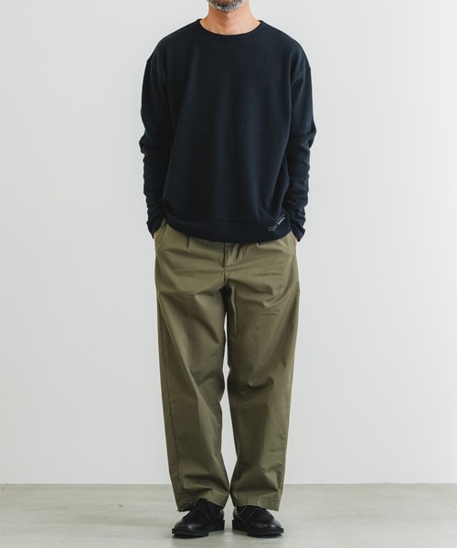 quadro（クオドロ）の「サーマルクルーネックプルオーバー（Tシャツ/カットソー・メンズ・ダークネイビー/キナリ/オリーブ/グレー・LARGE/MEDIUM）」の8枚目の写真