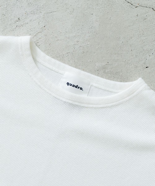 quadro（クオドロ）の「サーマルクルーネックプルオーバー（Tシャツ/カットソー・メンズ・ダークネイビー/キナリ/オリーブ/グレー・LARGE/MEDIUM）」の18枚目の写真