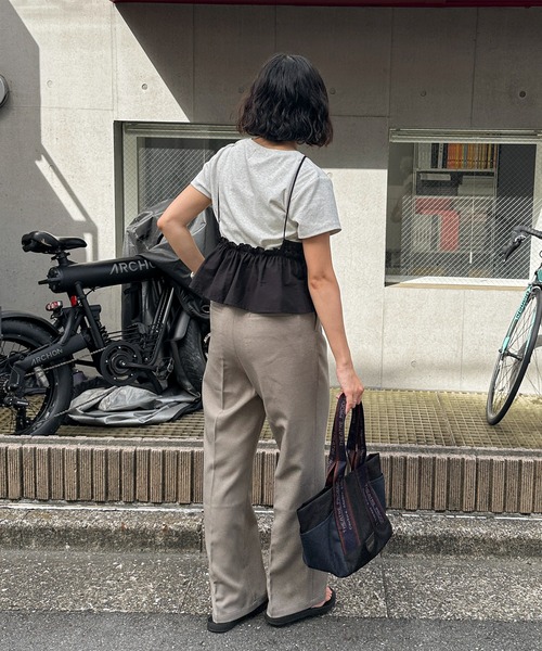 feepur(フェピュール)の「ベーシックタックスラックス(スラックス・レディース・グレー/ブラック/モカ・マルチサイズ)」の20枚目の写真