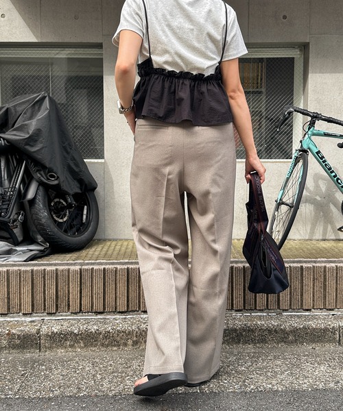 feepur(フェピュール)の「ベーシックタックスラックス(スラックス・レディース・グレー/ブラック/モカ・マルチサイズ)」の22枚目の写真
