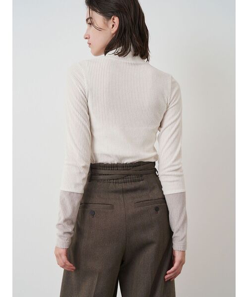 【セール】ストライプベロアカットソー（Tシャツ/カットソー）｜ELENDEEK（エレンディーク）