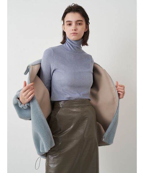 【セール】ストライプベロアカットソー（Tシャツ/カットソー）｜ELENDEEK（エレンディーク）