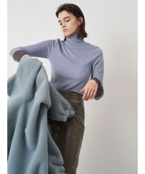 【セール】ストライプベロアカットソー（Tシャツ/カットソー）｜ELENDEEK（エレンディーク）