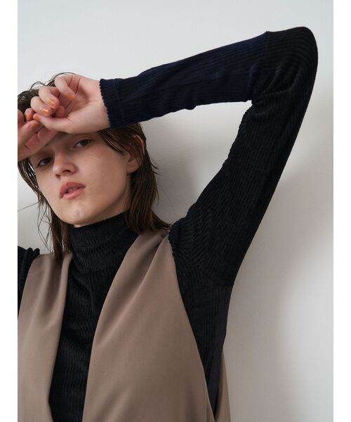 【セール】ストライプベロアカットソー（Tシャツ/カットソー）｜ELENDEEK（エレンディーク）