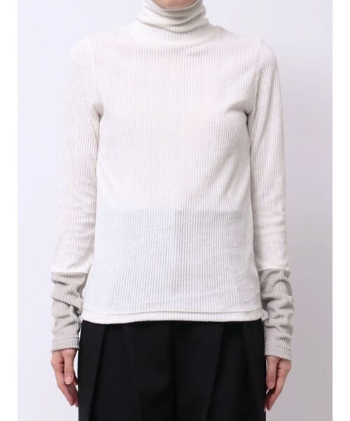 【セール】ストライプベロアカットソー（Tシャツ/カットソー）｜ELENDEEK（エレンディーク）