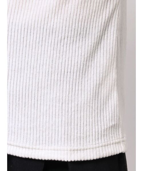 【セール】ストライプベロアカットソー（Tシャツ/カットソー）｜ELENDEEK（エレンディーク）