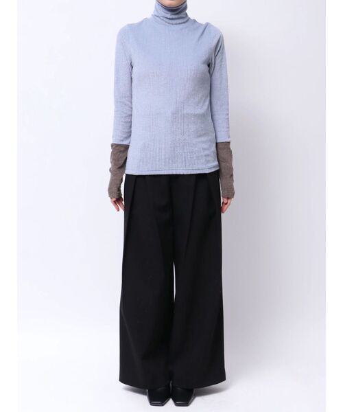 【セール】ストライプベロアカットソー（Tシャツ/カットソー）｜ELENDEEK（エレンディーク）