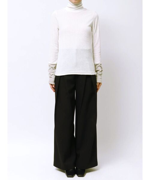 【セール】ストライプベロアカットソー（Tシャツ/カットソー）｜ELENDEEK（エレンディーク）