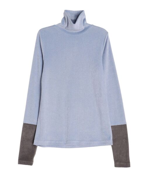 【セール】ストライプベロアカットソー（Tシャツ/カットソー）｜ELENDEEK（エレンディーク）