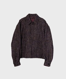 JUHA MOHAIR SHEEP JACKET ユハ　モヘヤ　 juha juha（ユハ）の「IRIDESCENT OVER SLEEVE BLOUSON（ブルゾン