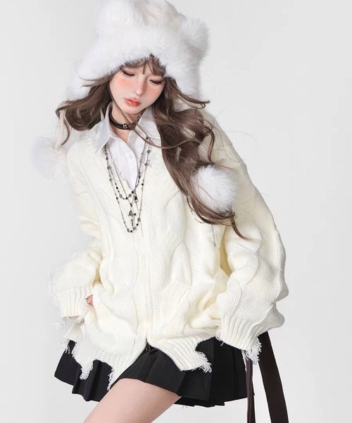 セール】ワンポイントシルバーアクセント クラッシュダブルジップ