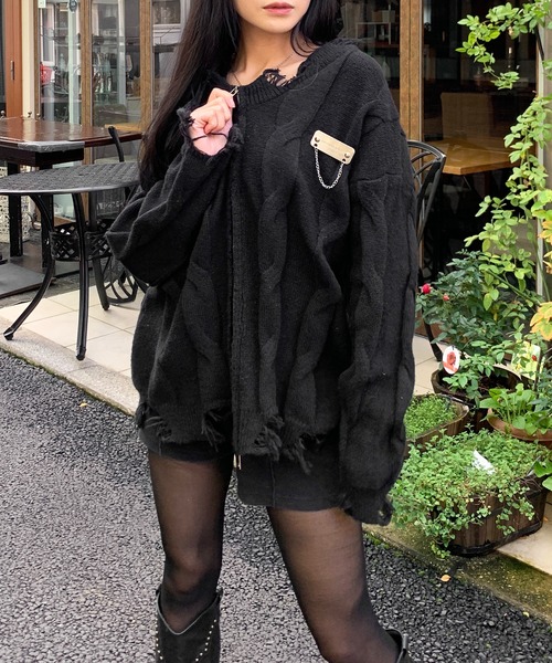 セール】ワンポイントシルバーアクセント クラッシュダブルジップ