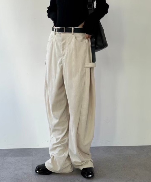 サイドタックコーデュロイパンツ（その他パンツ）｜HANNE（アン