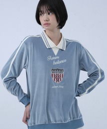 VELOUR CREWNECK/ベロアクルーネック