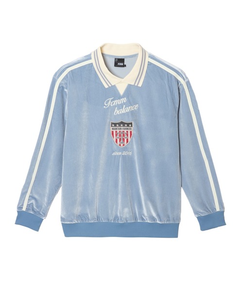 FCMM(エフシーエムエム)の「VELOUR CREWNECK/ベロアクルーネック(スウェット・レディース・ライトブルー/ブラック/グレー・MEDIUM/LARGE)」の13枚目の写真