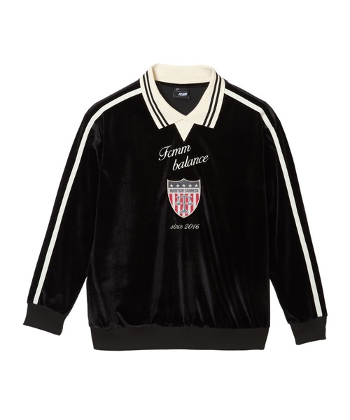 FCMM(エフシーエムエム)の「VELOUR CREWNECK/ベロアクルーネック(スウェット・レディース・ライトブルー/ブラック/グレー・MEDIUM/LARGE)」の7枚目の写真