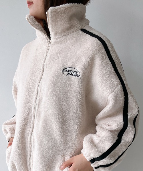 セール】◇選べるアソートデザイン スタンドカラーボアブルゾン