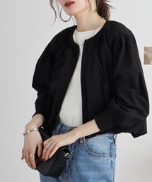 EGLANTINE バルーンショート丈ジッパージャケット