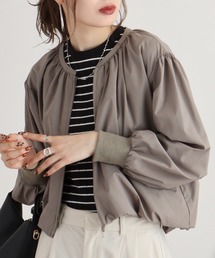 EGLANTINE バルーンショート丈ジッパージャケット
