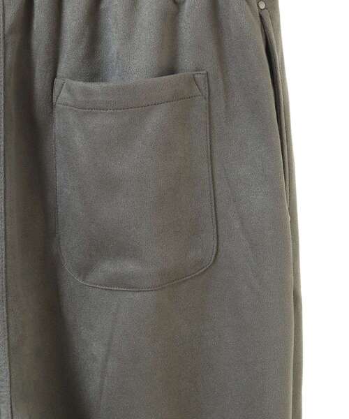 Green　Parks（グリーンパークス）の「・furryrateポンチスエードジョガーパンツ（その他パンツ・レディース・グリーン/モカ/チャコールグレー/アイボリー・FREE）」の8枚目の写真