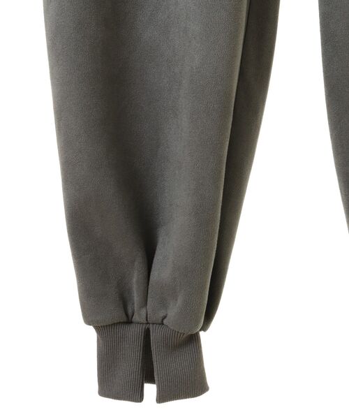 Green　Parks（グリーンパークス）の「・furryrateポンチスエードジョガーパンツ（その他パンツ・レディース・グリーン/モカ/チャコールグレー/アイボリー・FREE）」の9枚目の写真