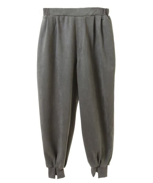 Green　Parks（グリーンパークス）の「・furryrateポンチスエードジョガーパンツ（その他パンツ・レディース・グリーン/モカ/チャコールグレー/アイボリー・FREE）」の14枚目の写真