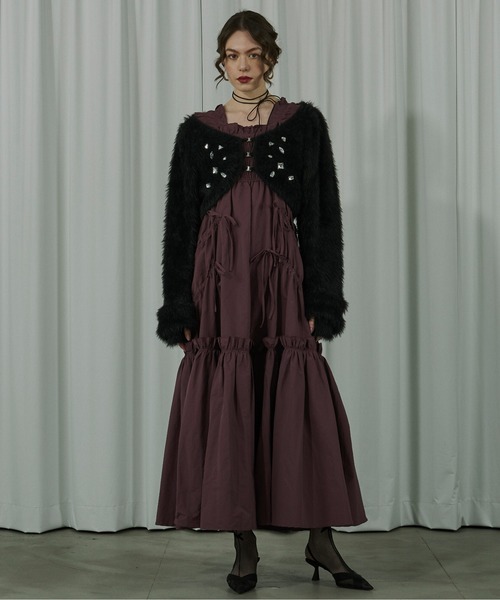 Stuffed shaggy ビジューニットカーディガン（カーディガン/ボレロ