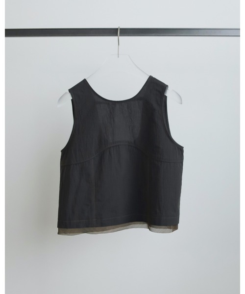 【新品未使用タグ付き】アンヌーク　Backopen Mesh Tops anuke アンヌーク Backopen Mesh Tops - トップス