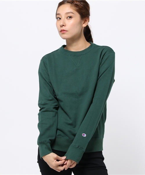 Champion(チャンピオン)の「【CHAMPION】無地プルオーバー(パーカー・レディース・グレー/ワイン/ブラック/グリーン/ネイビー/ホワイト・MEDIUM/LARGE/SMALL)」の4枚目の写真