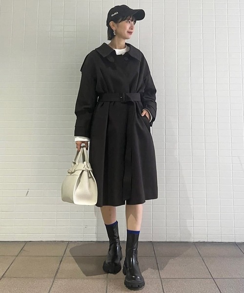 ラウンジドレス　トレンチコート Loungedress】シャンブレートレンチコート | OUTLET
