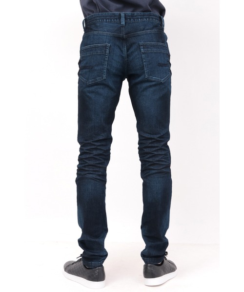 HIGH STREET(ハイストリート)の「HIGH STREET∴ハイパワーストレッチグラデーションスリムデニム(デニムパンツ・メンズ・ブルー系2/ネイビー・S/M/L/LL)」の16枚目の写真