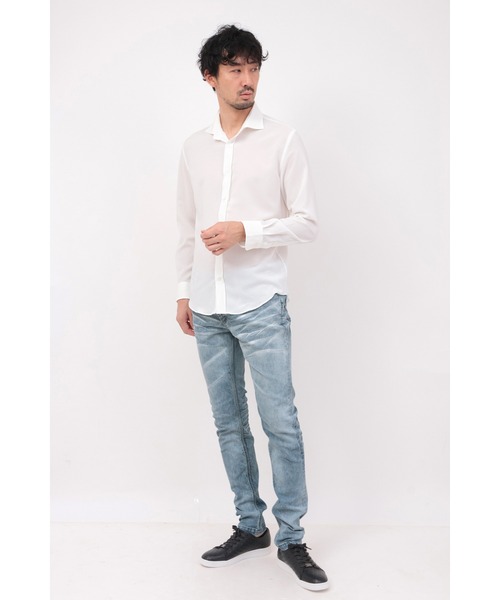 HIGH STREET(ハイストリート)の「HIGH STREET∴ハイパワーストレッチグラデーションスリムデニム(デニムパンツ・メンズ・ブルー系2/ネイビー・S/M/L/LL)」の13枚目の写真