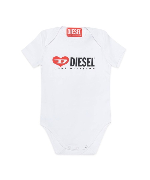 DIESEL（ディーゼル）Baby ブランドロゴ半袖ロンパース