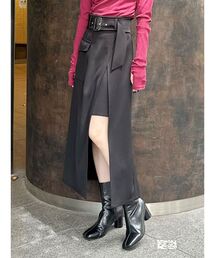 MURUA | ワイドベルトラップスカート(スカート)