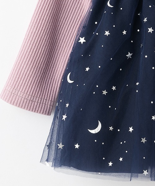 【セール】スターチュールチュニック（Tシャツ/カットソー）｜sense of wonder（センスオブワンダー）