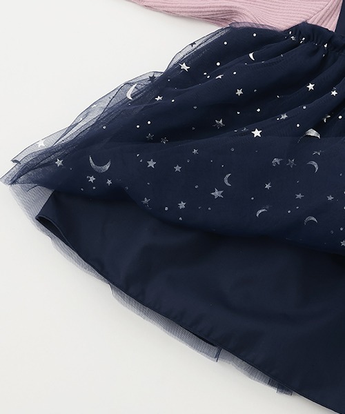 【セール】スターチュールチュニック（Tシャツ/カットソー）｜sense of wonder（センスオブワンダー）