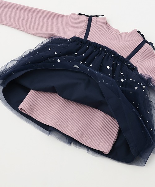 【セール】スターチュールチュニック（Tシャツ/カットソー）｜sense of wonder（センスオブワンダー）