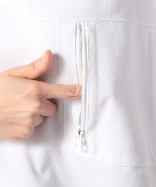 Grand PARK（グランドパーク）の「圧縮カノコ ショートワイドパーカー（その他トップス・レディース・ホワイト/ブラック/ネイビー・FREE）」の13枚目の写真