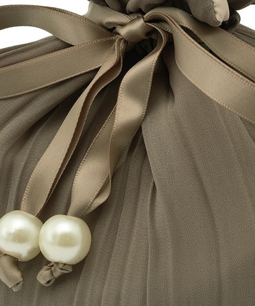 SOUBIEN(ソウビエン)の「巾着バッグ 【floro by SOUBIEN】(和装小物・レディース・アイボリー系1/ピンク系1/ネイビー系/ブルー系その他/アイボリー系2/ブラウン系・FREE)」の7枚目の写真