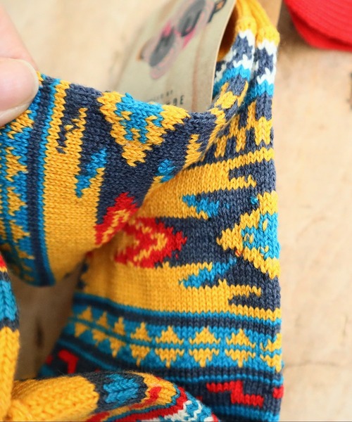 CHUP（チュプ）の「CHUP(チュプ) "MUERTO(ムエルト)" アンクルソックス　数量限定生産（ソックス/靴下・メンズ・イエロー/レッド・SMALL/MEDIUM）」の6枚目の写真